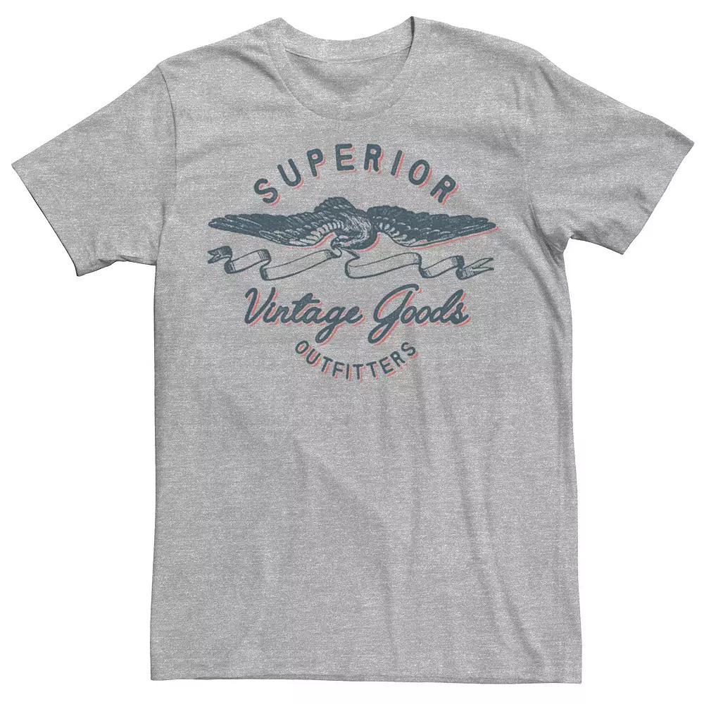 Men's Superior Outfitters Vintage Goods Logo Tee, Boy's, Size: XXL, Athletic Grey Product Image