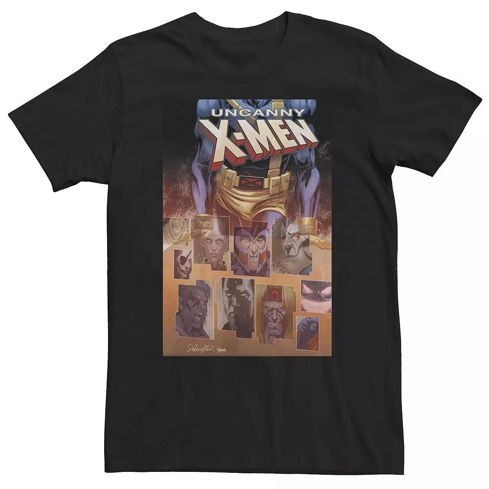 Big & Tall Marvel Comixology X-Men Digital Panel Comic Book Cover Tee, Men's, Size: Large Tall, Black Product Image