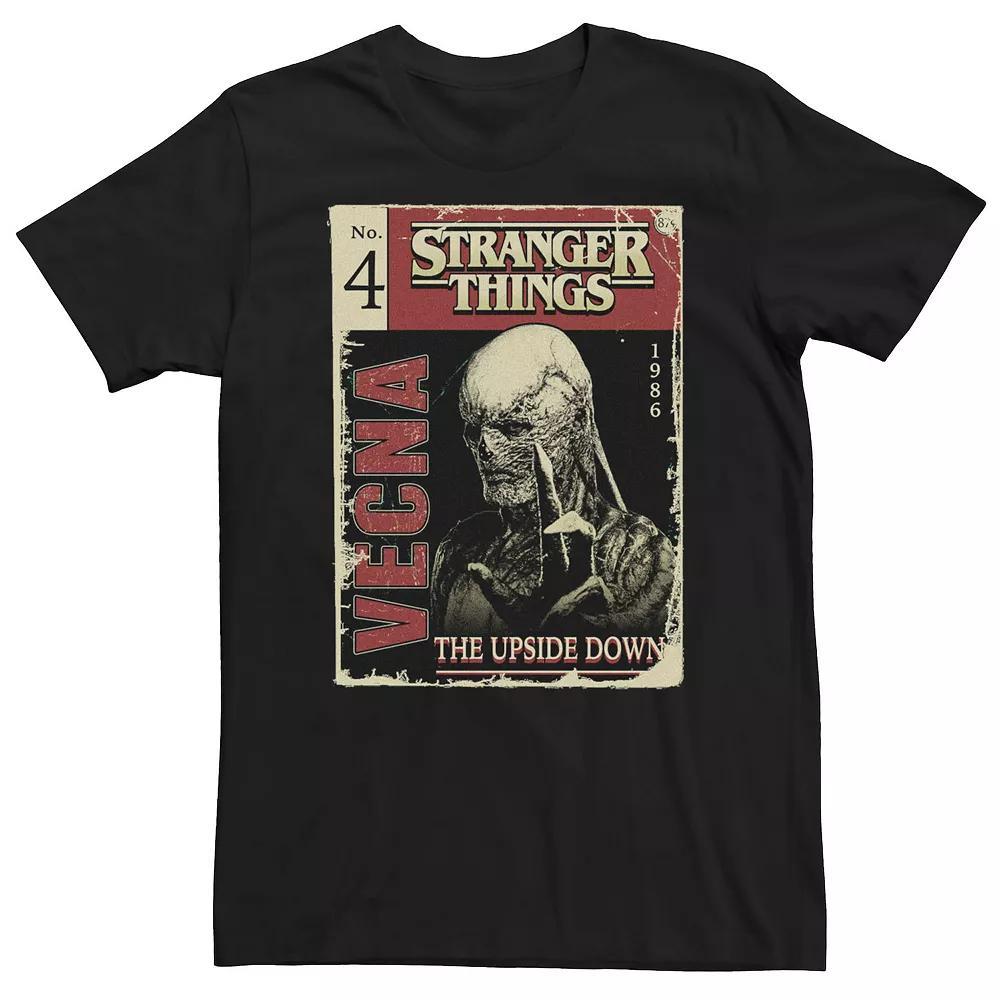 Big & Tall Netflix Stranger Things 1986 Vecna The Upside Down Tee, Men's, Size: 5XL, Black Product Image