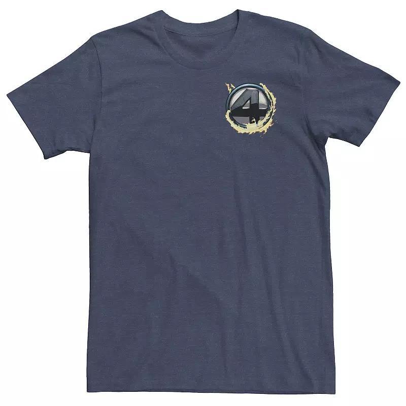Mens Nickelodeon Invader Zim Enter Florpus Logo Graphic Tee Royal Grey Product Image