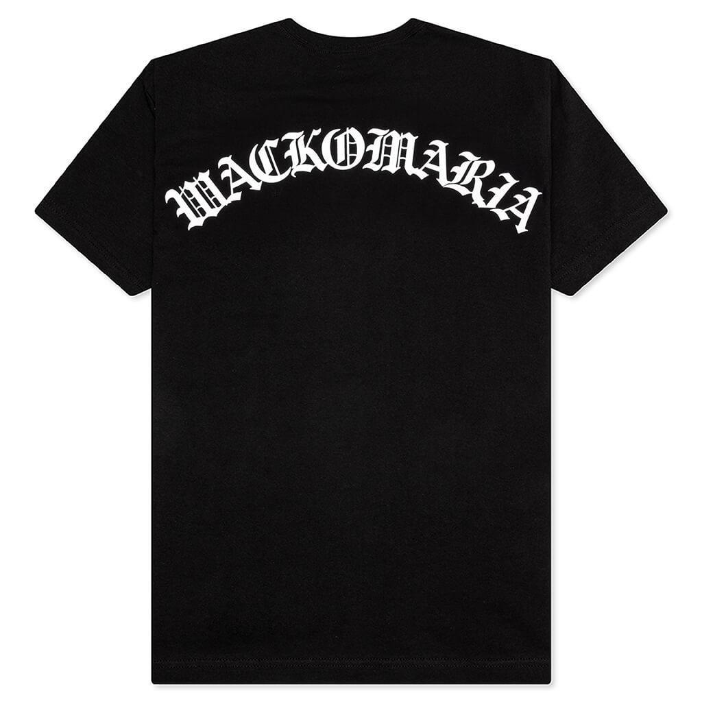 Washed Heavyweight Crewneck T-Shirt Type 2 - Black Male Product Image