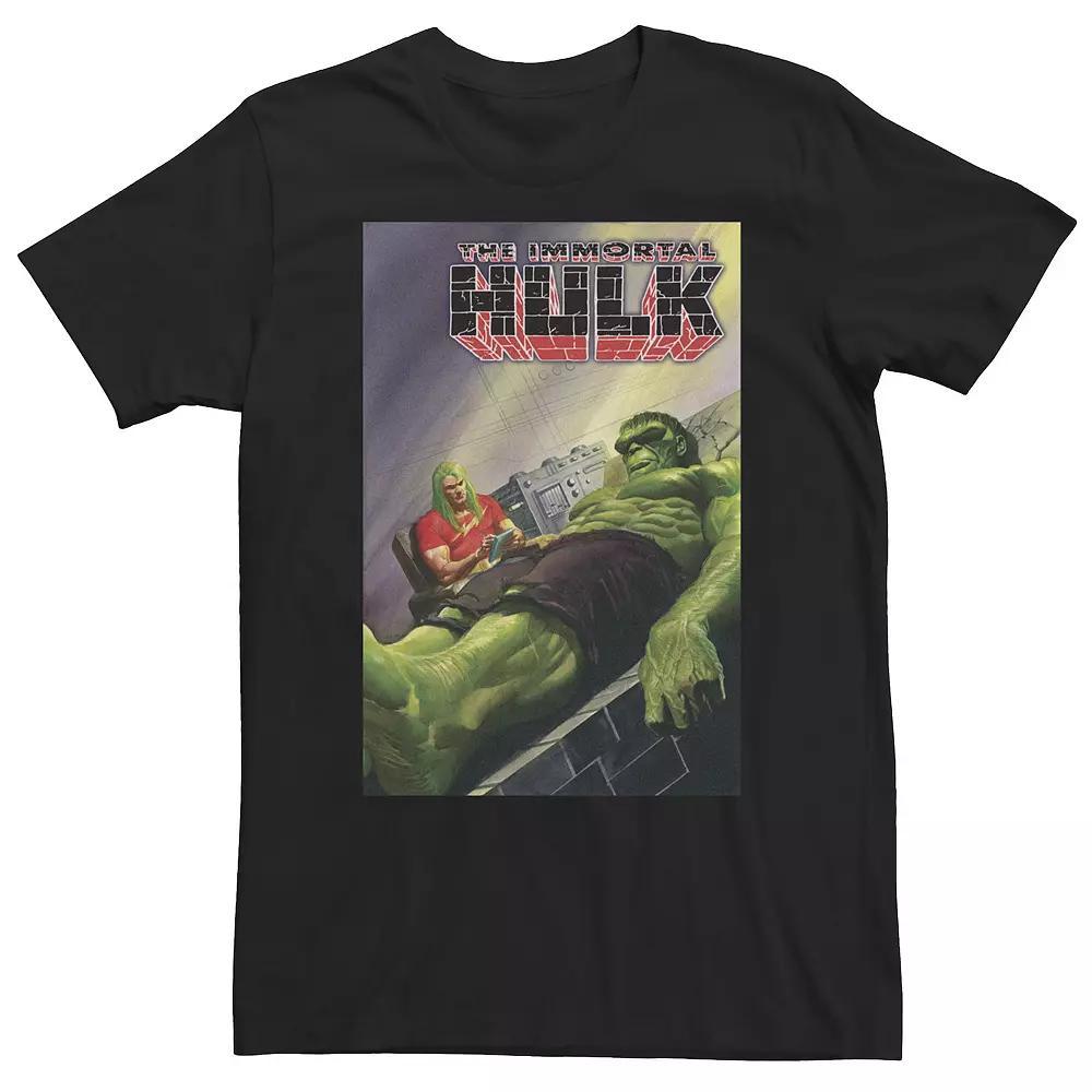 Big & Tall Marvel Comixology The Hulk Adam Warlock Comic Book Cover Tee, Men's, Size: XL Tall, Black Product Image