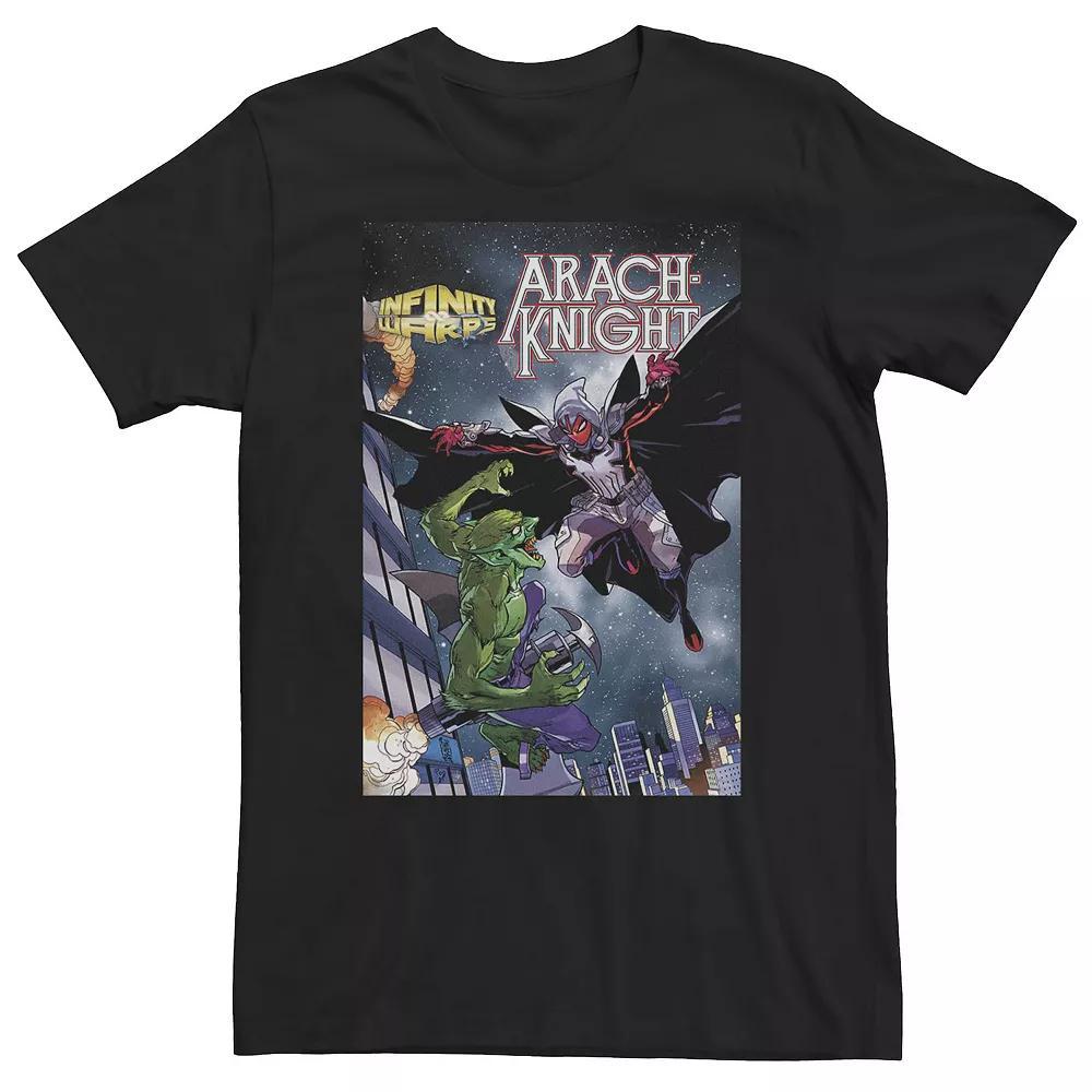 Big & Tall Marvel Arach-Knight Green Goblin Comic Cover Tee, Men's, Size: 4XLT, Black Product Image
