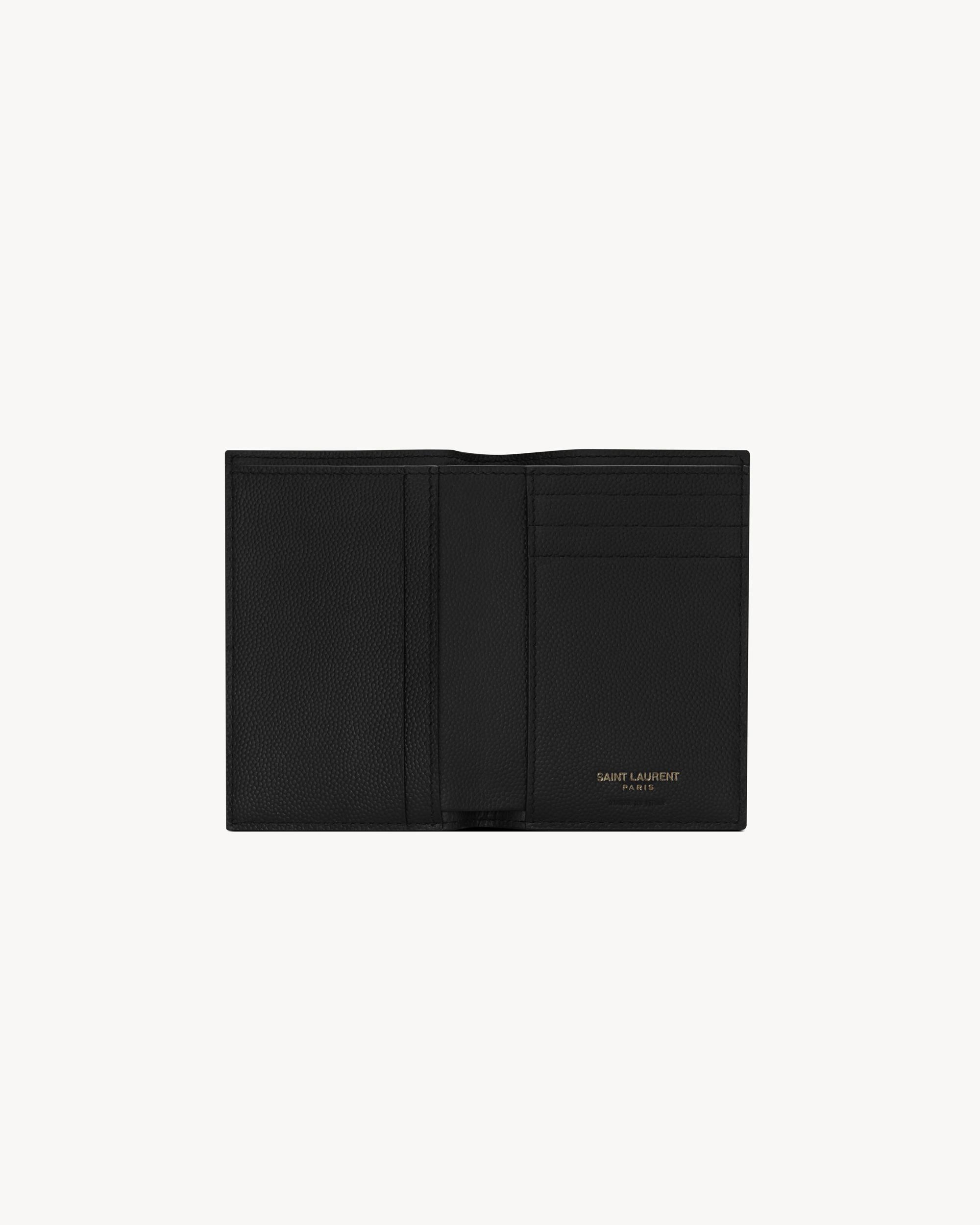 CASSANDRE credit card wallet in grain de poudre leather Product Image