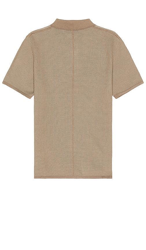 rag & bone Harvey Knit Short Sleeve Polo Shirt Product Image