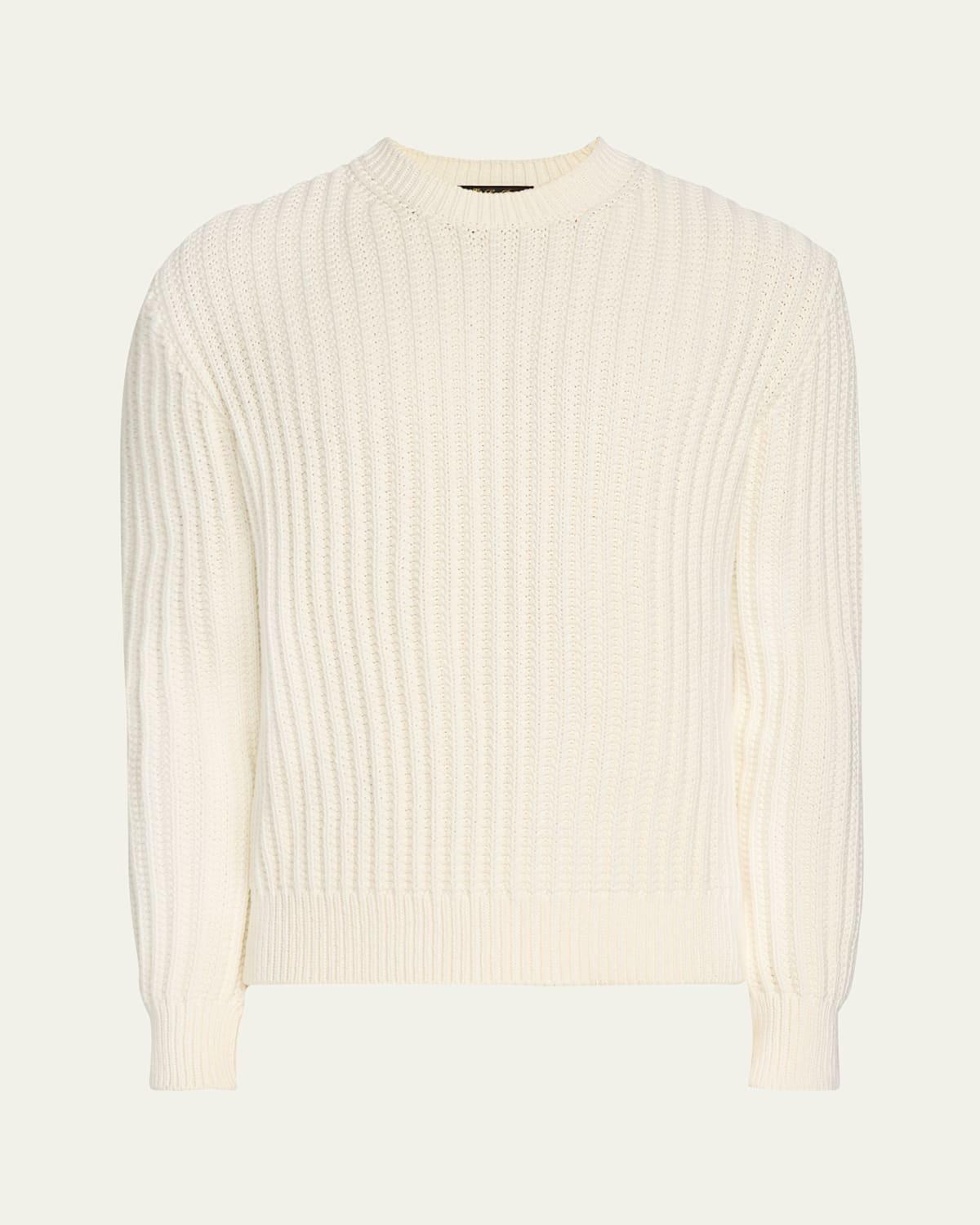 Mens Moltrasio Cotton Rib Crewneck Sweater Product Image