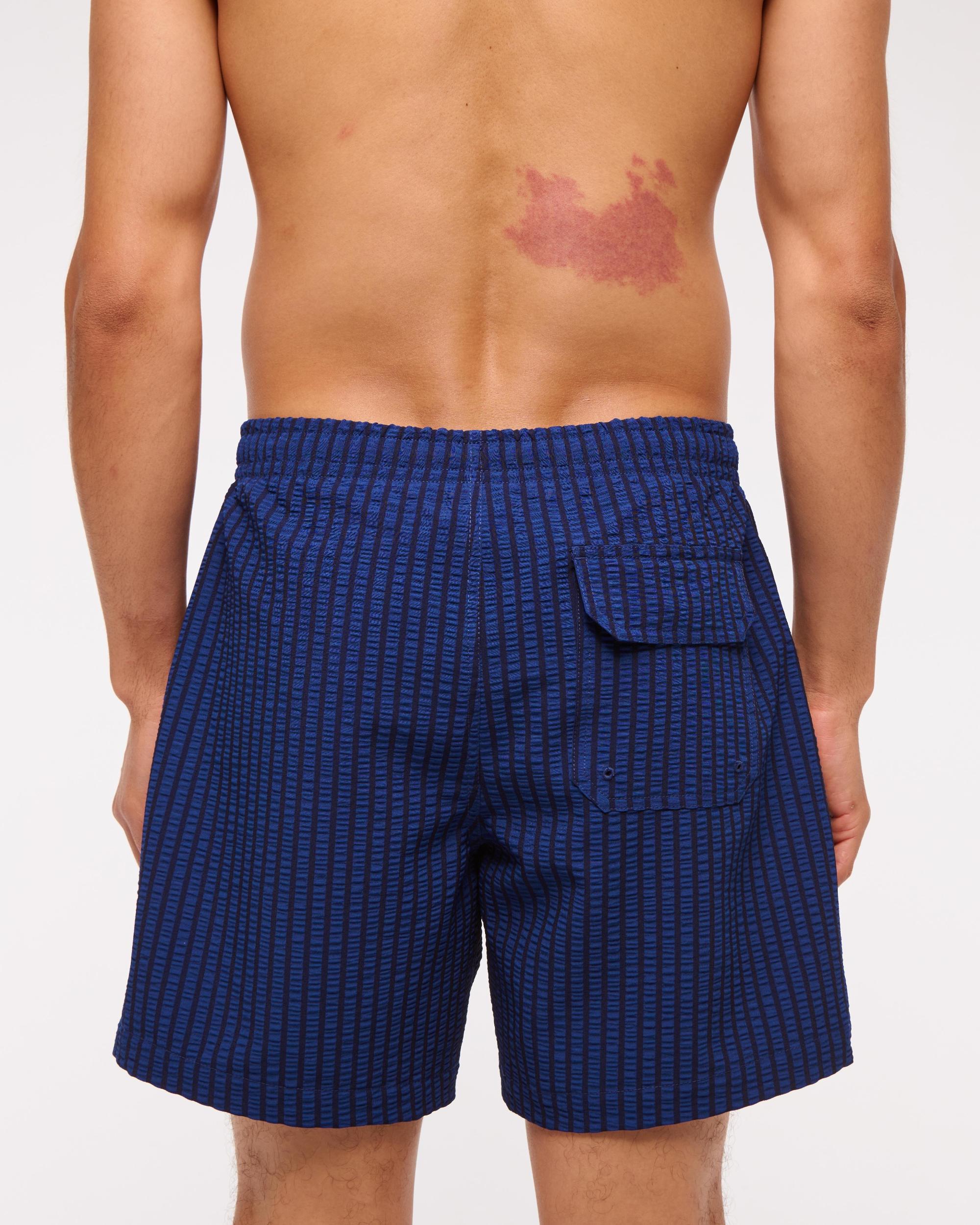 Pull-On Seersucker Swim Trunk Product Image