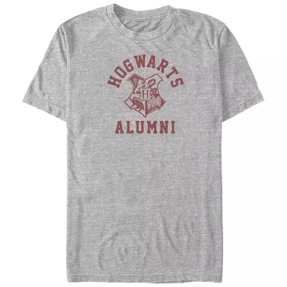 Big & Tall Harry Potter Hogwarts Alumni Graphic Tee, Men's, Size: XXL Tall, Athletic Grey Product Image