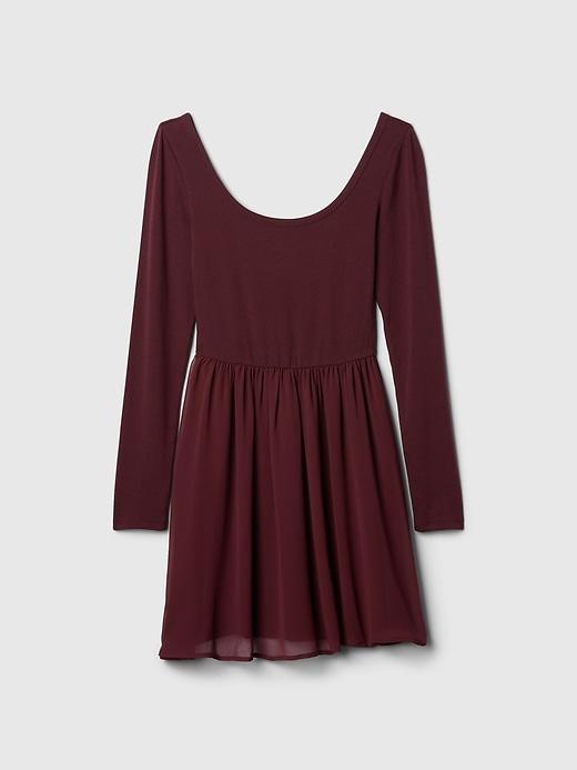 Mixed Media Mini Dress Product Image
