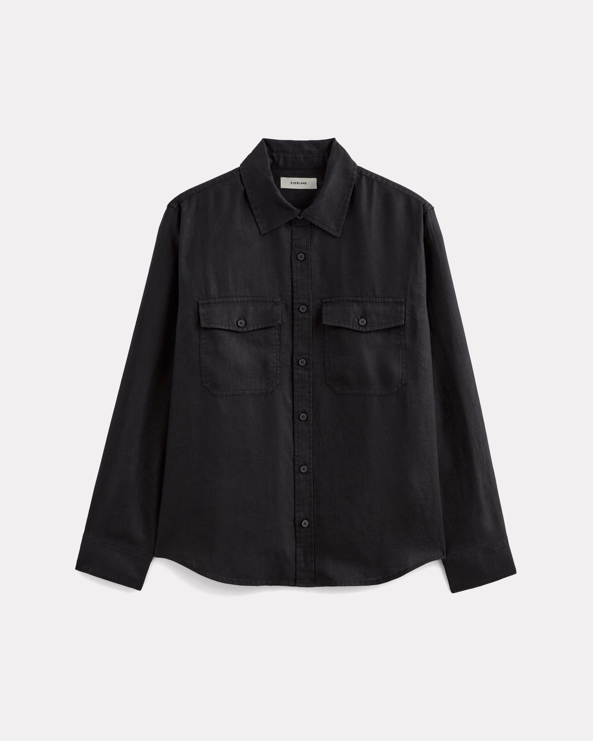 The Linen Utility Shirt Product Image