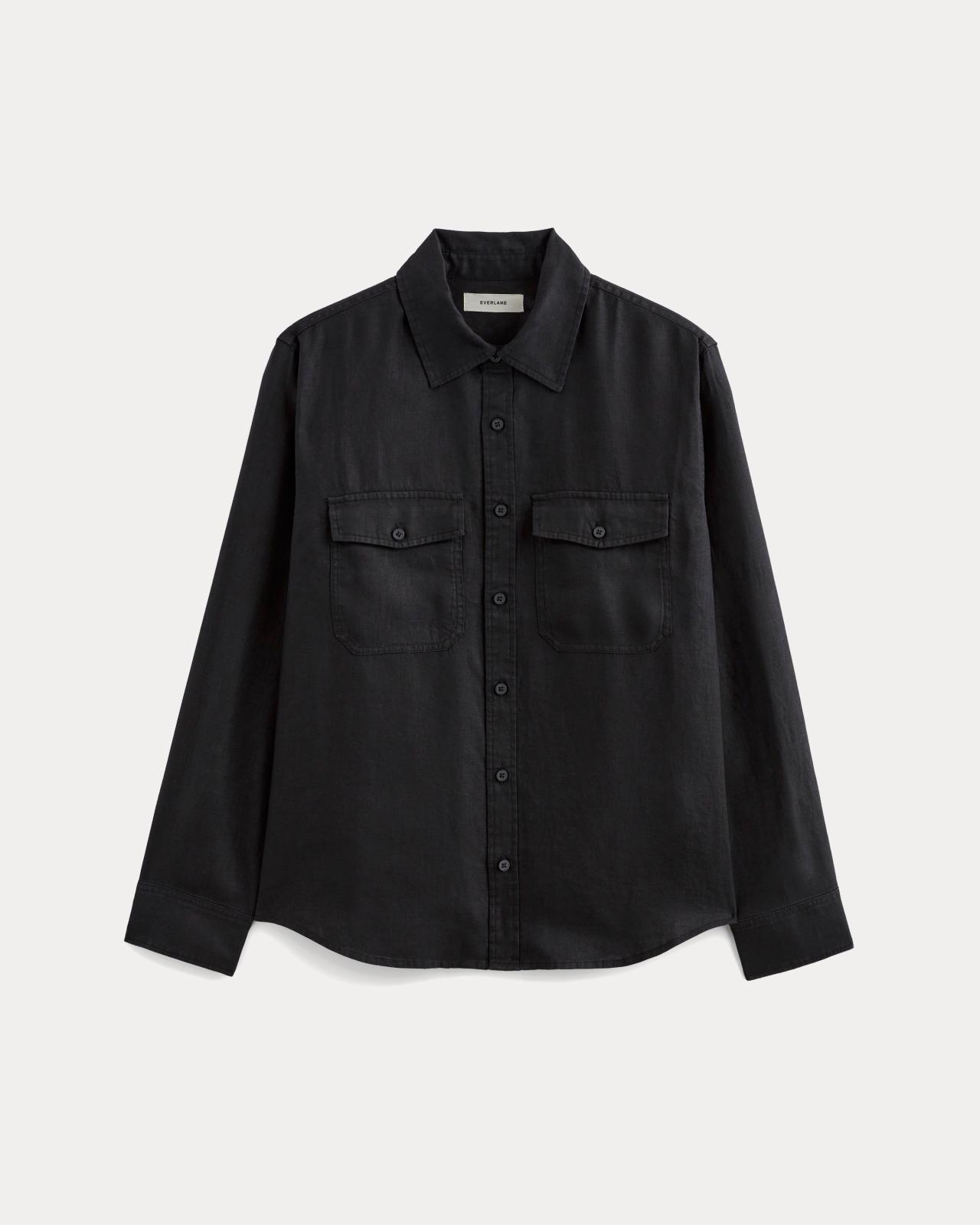 The Linen Utility Shirt Product Image