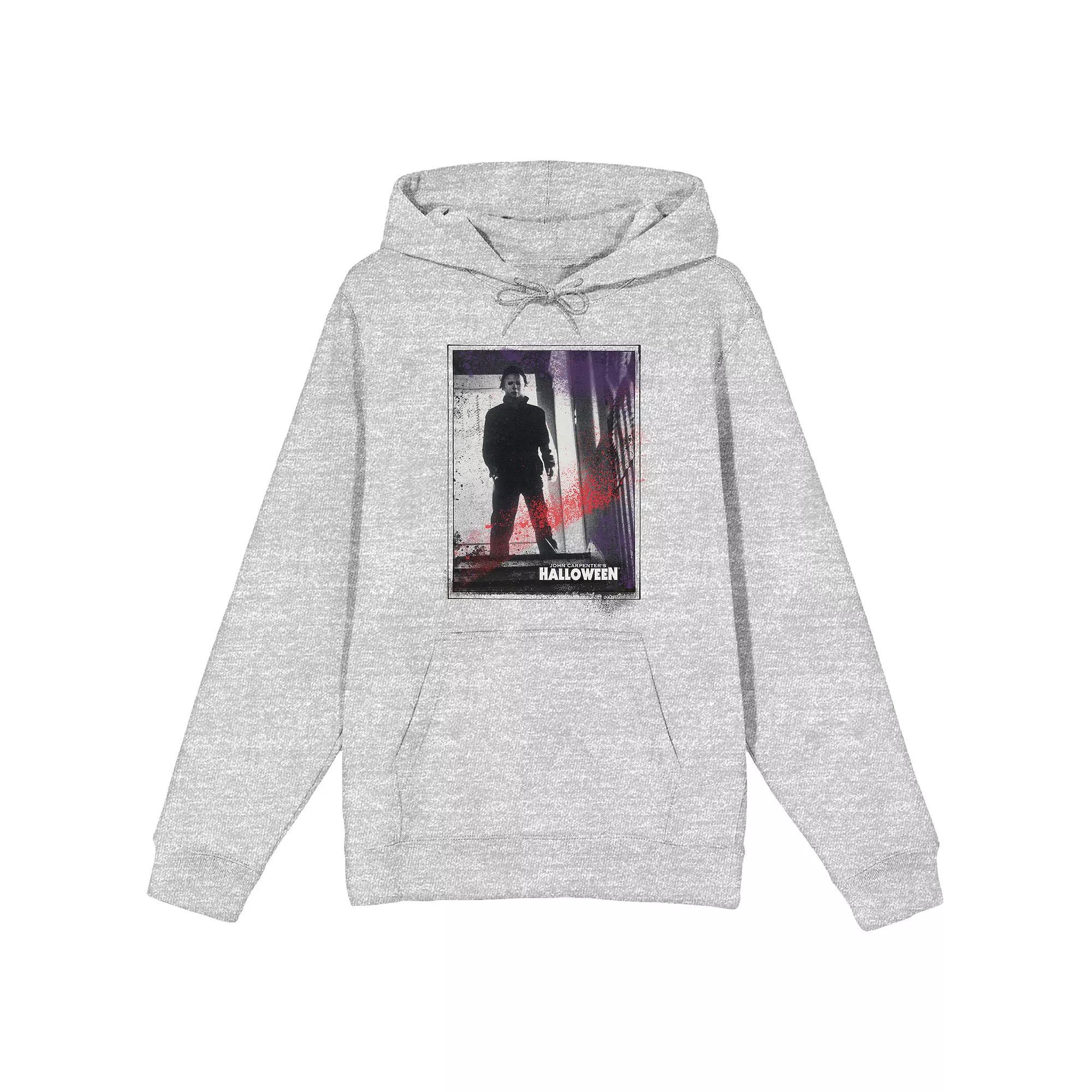 Men's John Carpenter's Halloween Hoodie, Size: Large, Gray Product Image