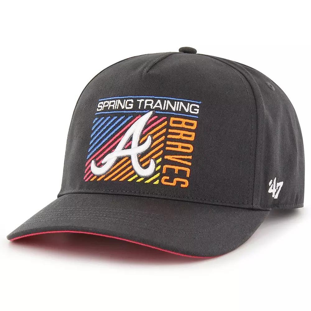 Men's '47  Charcoal Atlanta Braves 2023 Spring Training Reflex Hitch Snapback Hat Product Image