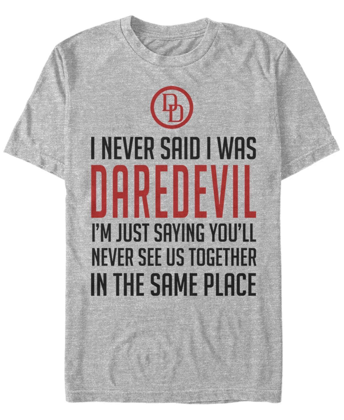 Men's Daredevil Tee, Size: Small, Athletic Grey Product Image