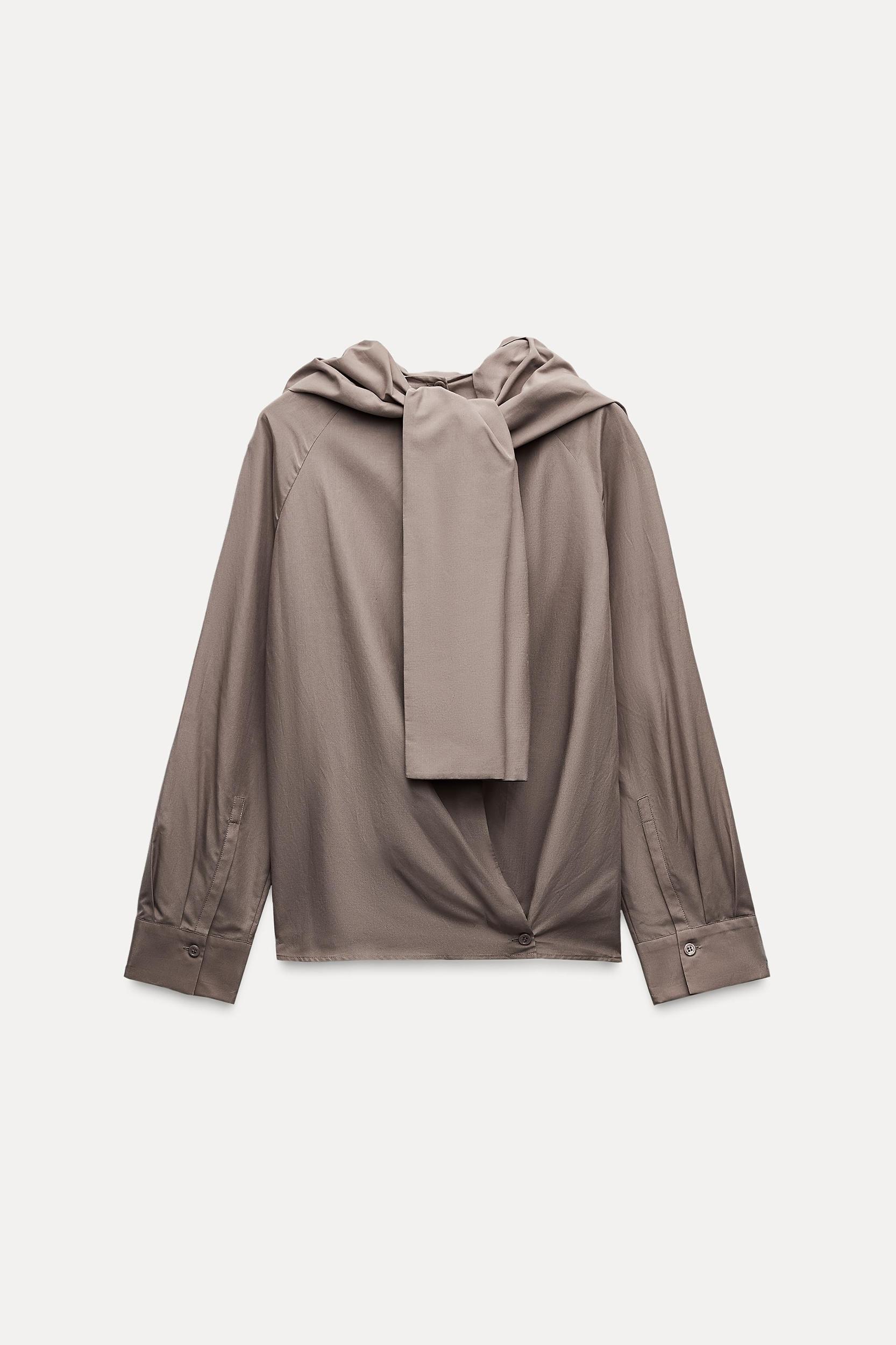 SILK BLEND BLOUSE ZW COLLECTION Product Image