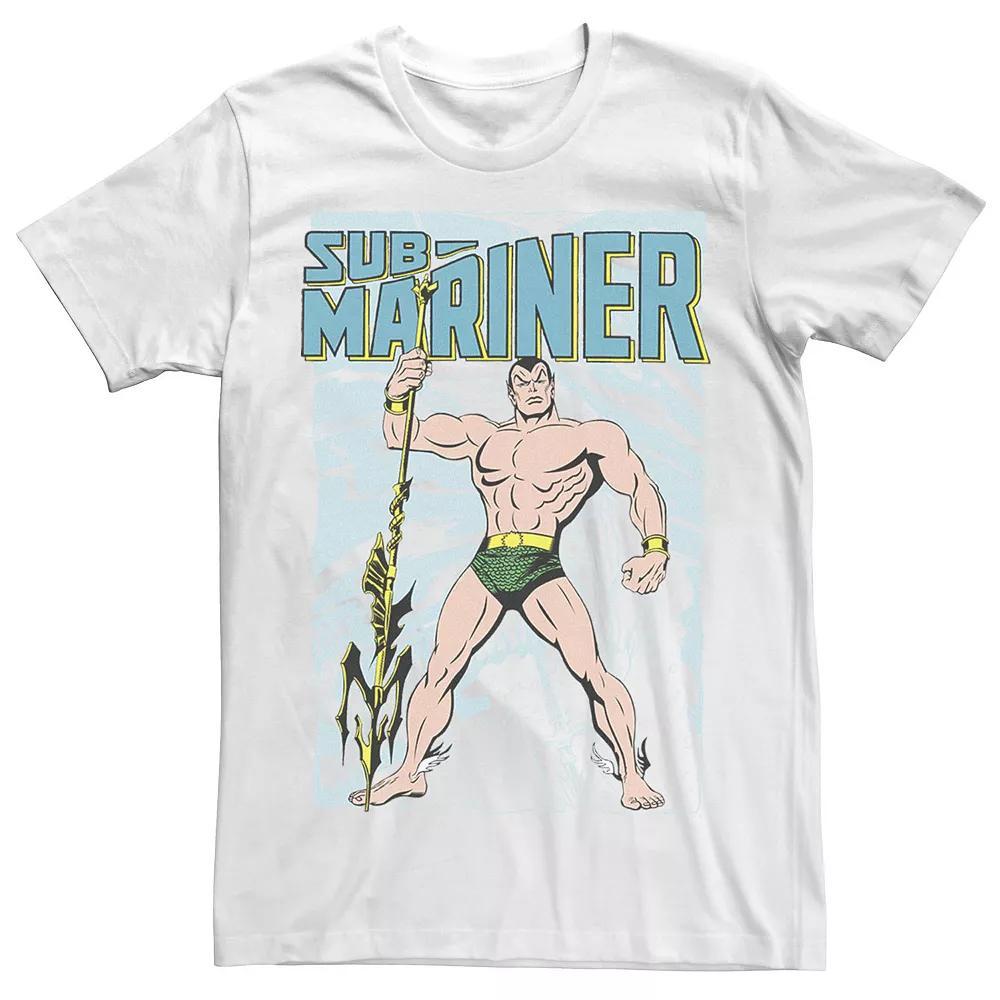 Men's Marvel Comics Sub-Mariner Portrait Tee, Size: XXL, White Product Image