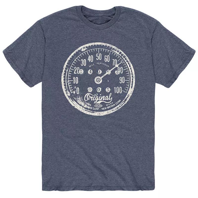 Mens Vintage Motorcycle Speedometer Tee Product Image
