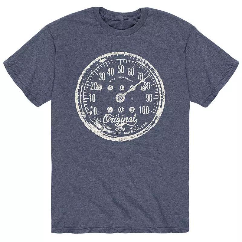 Mens Vintage Motorcycle Speedometer Tee Product Image