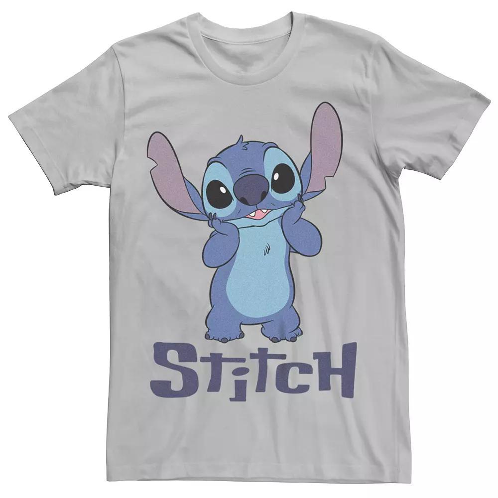 Disney's Lilo & Stitch Men's Cute Skelly Tee, Size: XXL, Silver Product Image