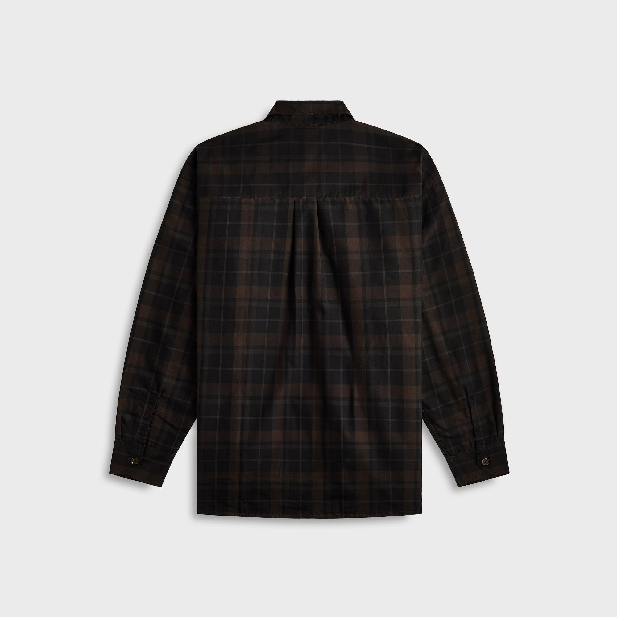 Our Legacy Borrowed Shirt - Black Sheer Shadow Check Male Product Image