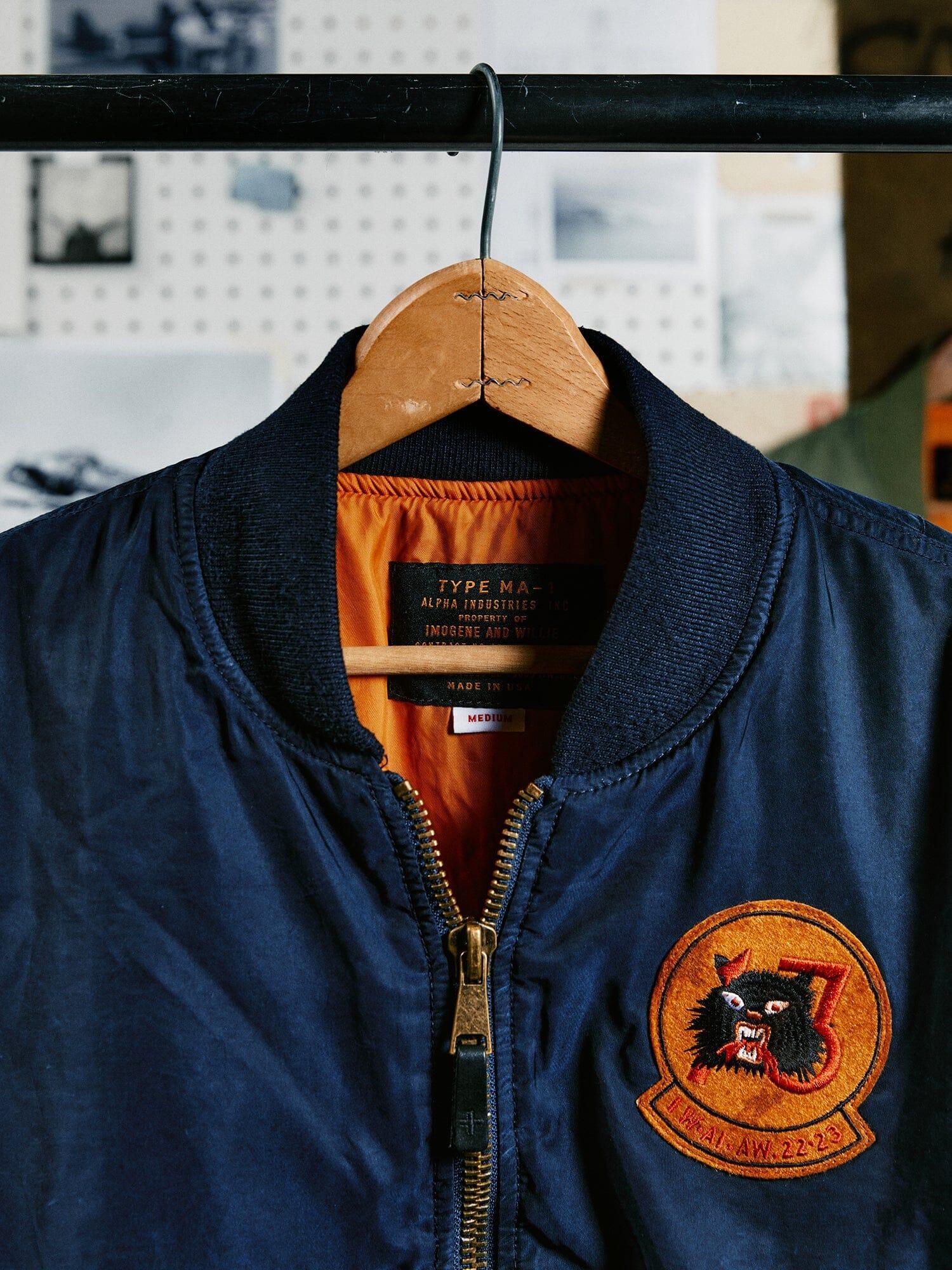 ALPHA X IMOGENE MA-1 BOMBER JACKET Product Image