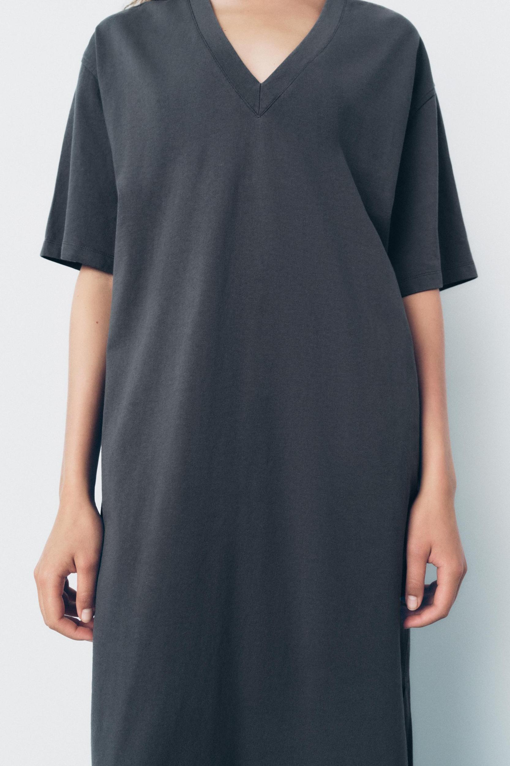 HEAVY COTTON TUNIC DRESS Product Image