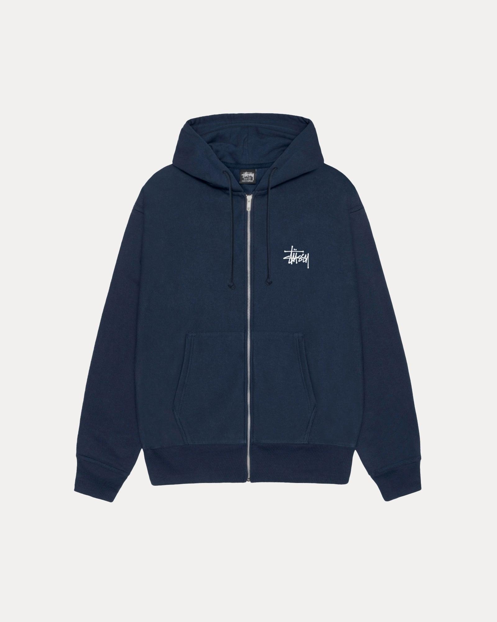 BASIC STÜSSY ZIP HOODIE Male Product Image