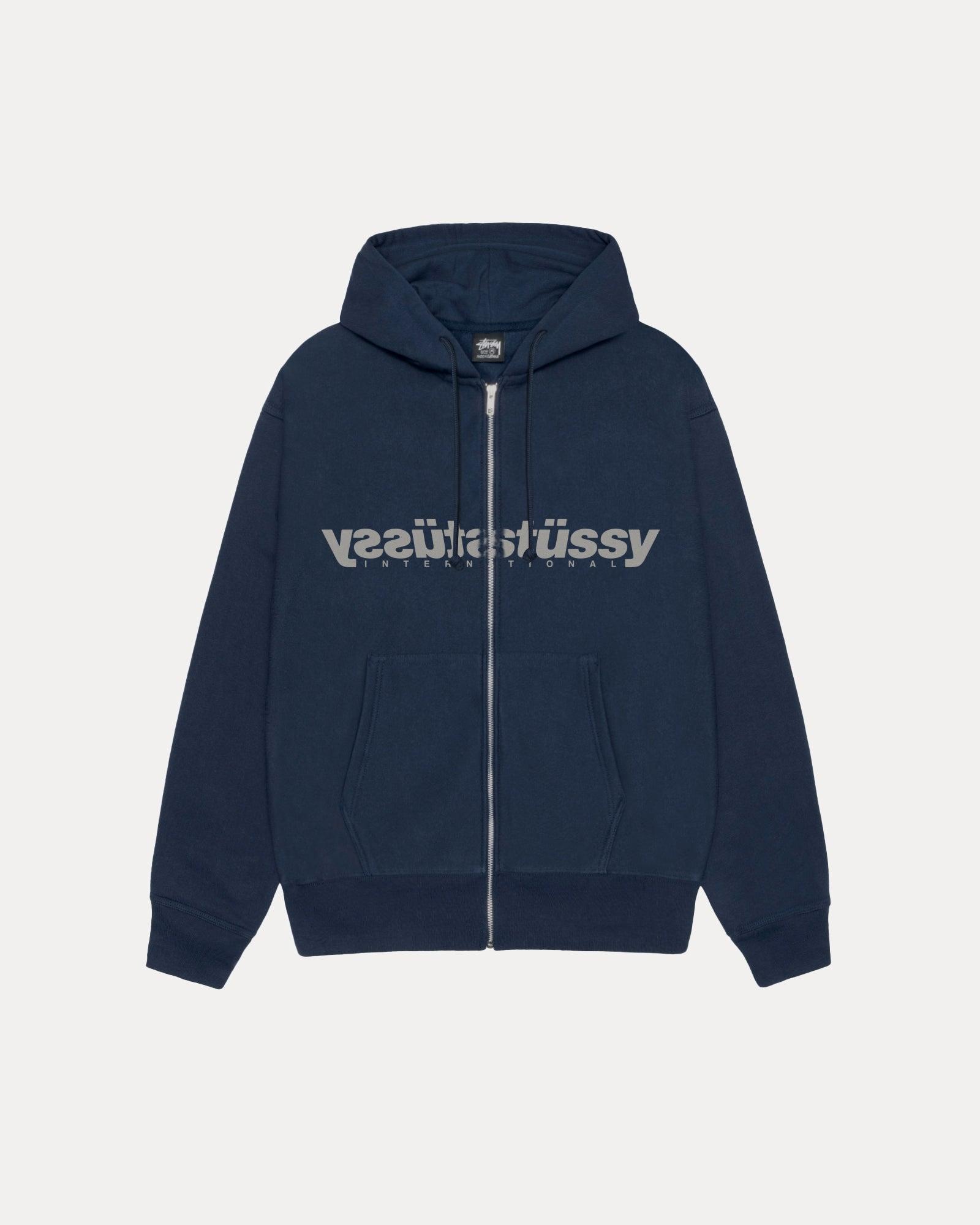 BASIC STÜSSY ZIP HOODIE Male Product Image