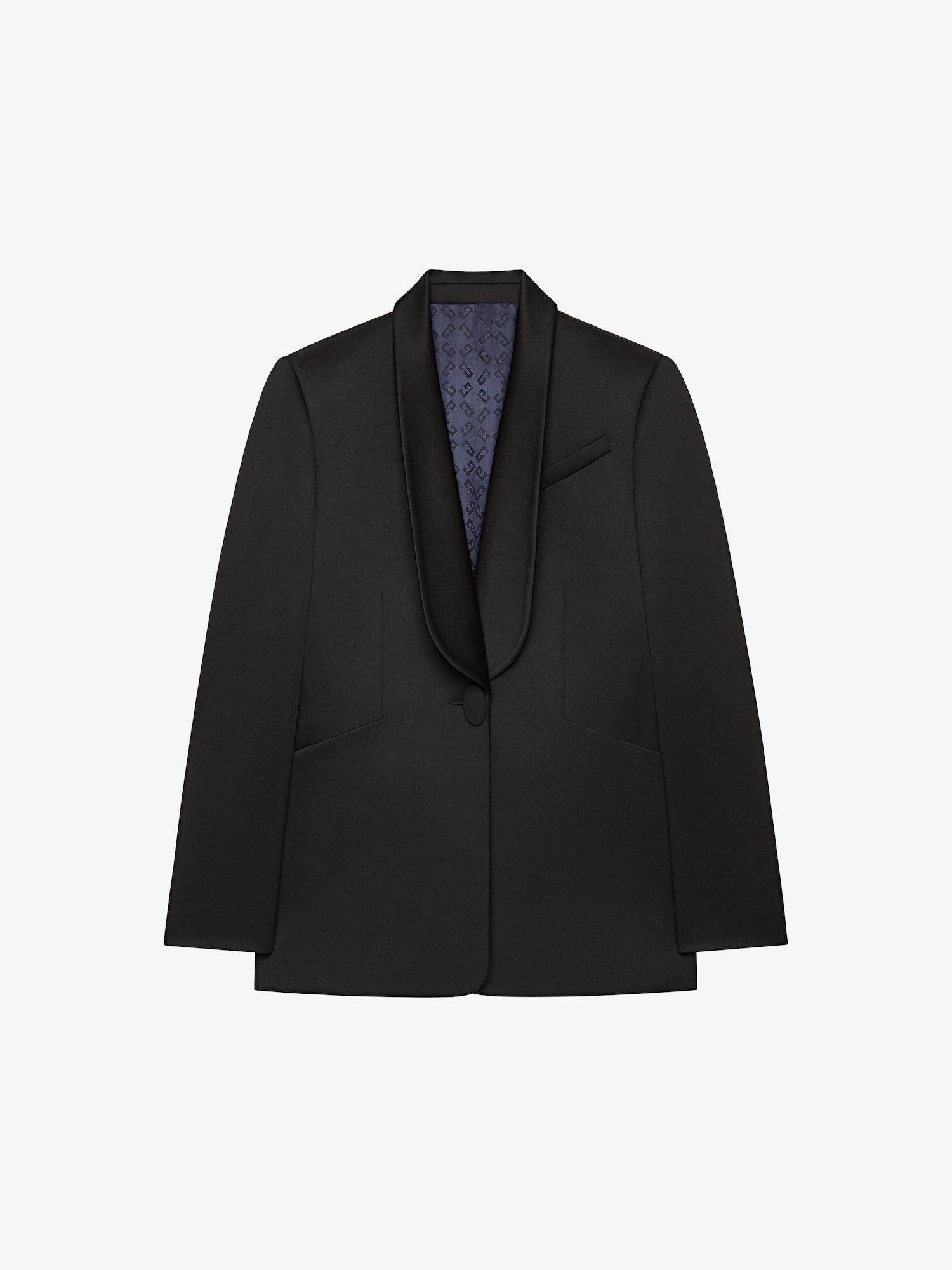 Slim fit jacket in wool Product Image