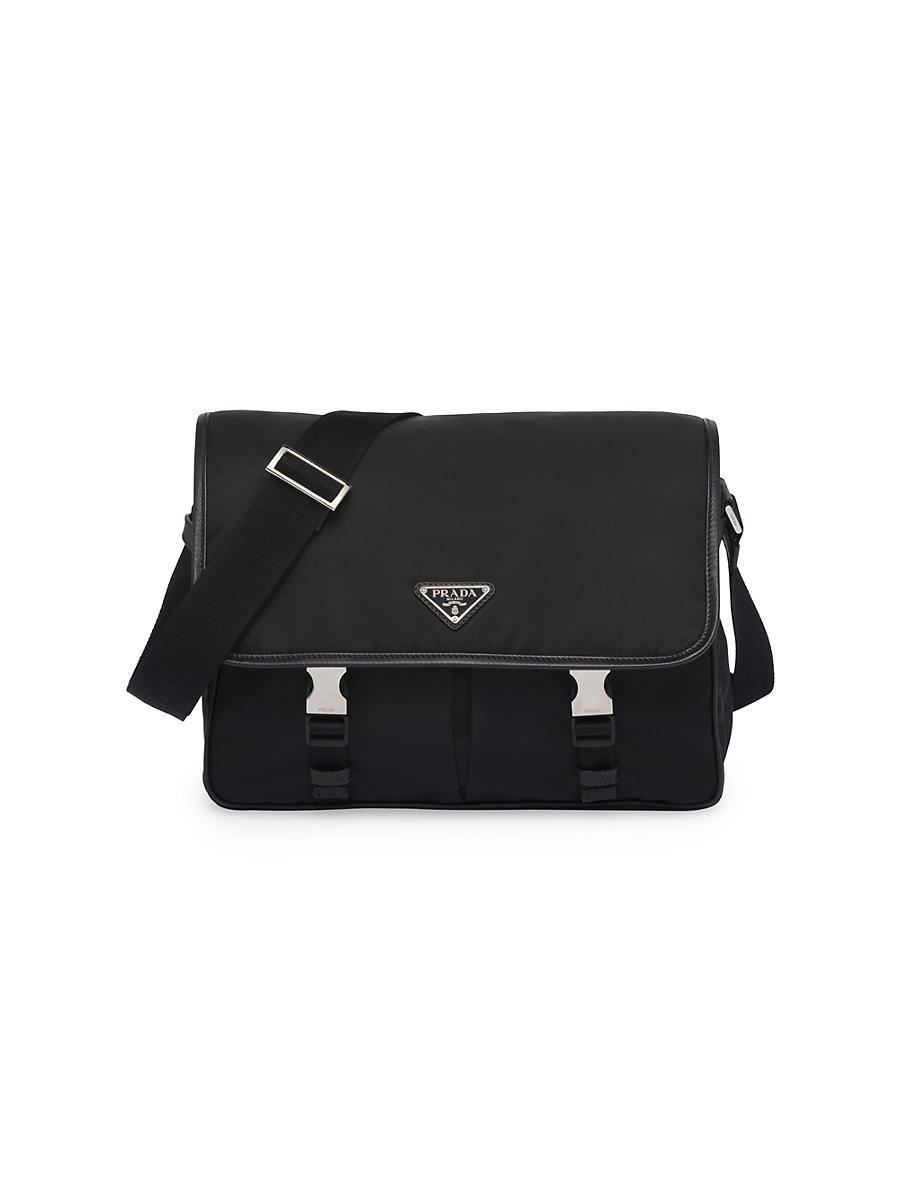 Mens Re-Nylon And Saffiano Shoulder Bag Product Image