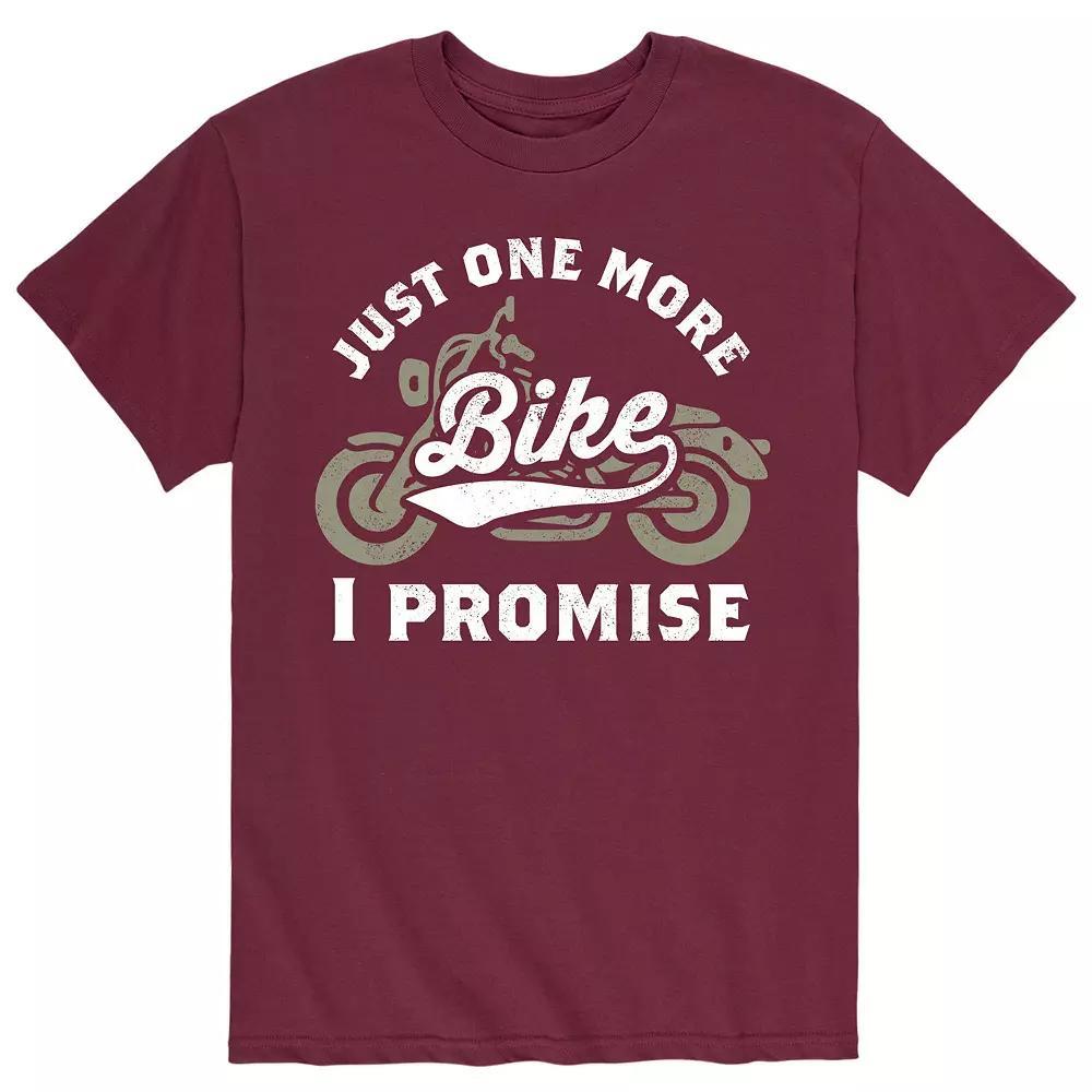 Mens Just One More Bike I Promise Tee Product Image