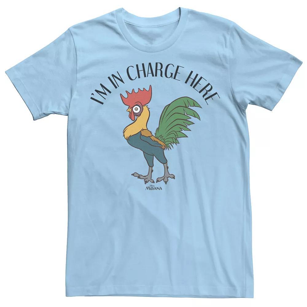 Disney's Moana Hei Hei Men's In Charge Tee, Size: XXL, Light Blue Product Image