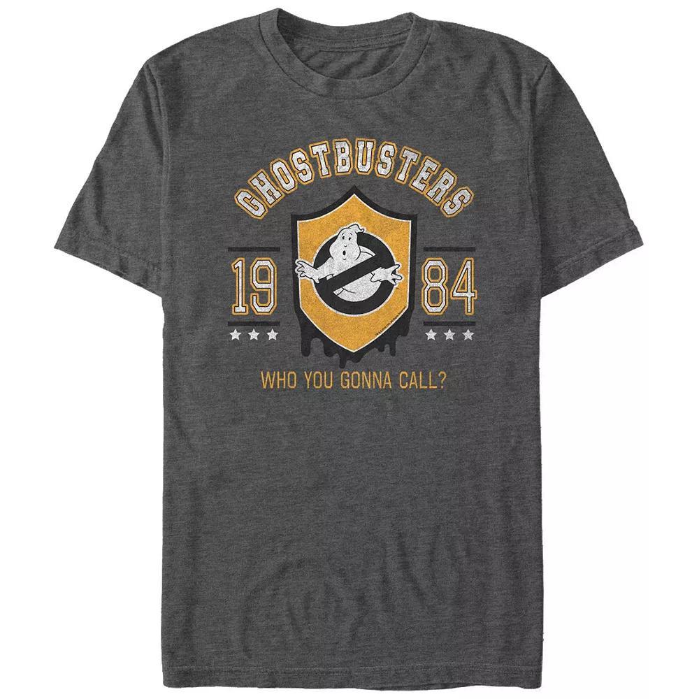 Big & Tall Ghostbusters 1984 Who You Gonna Call Graphic Tee, Men's, Size: XL Tall, Grey Heather Product Image