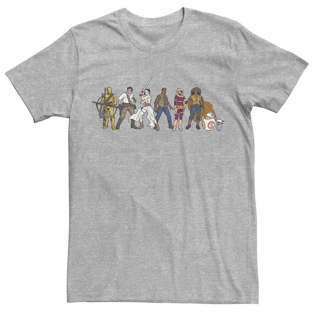 Men's Star Wars The Rise of Skywalker Rebel Line Tee, Size: 3XL, Natural Product Image