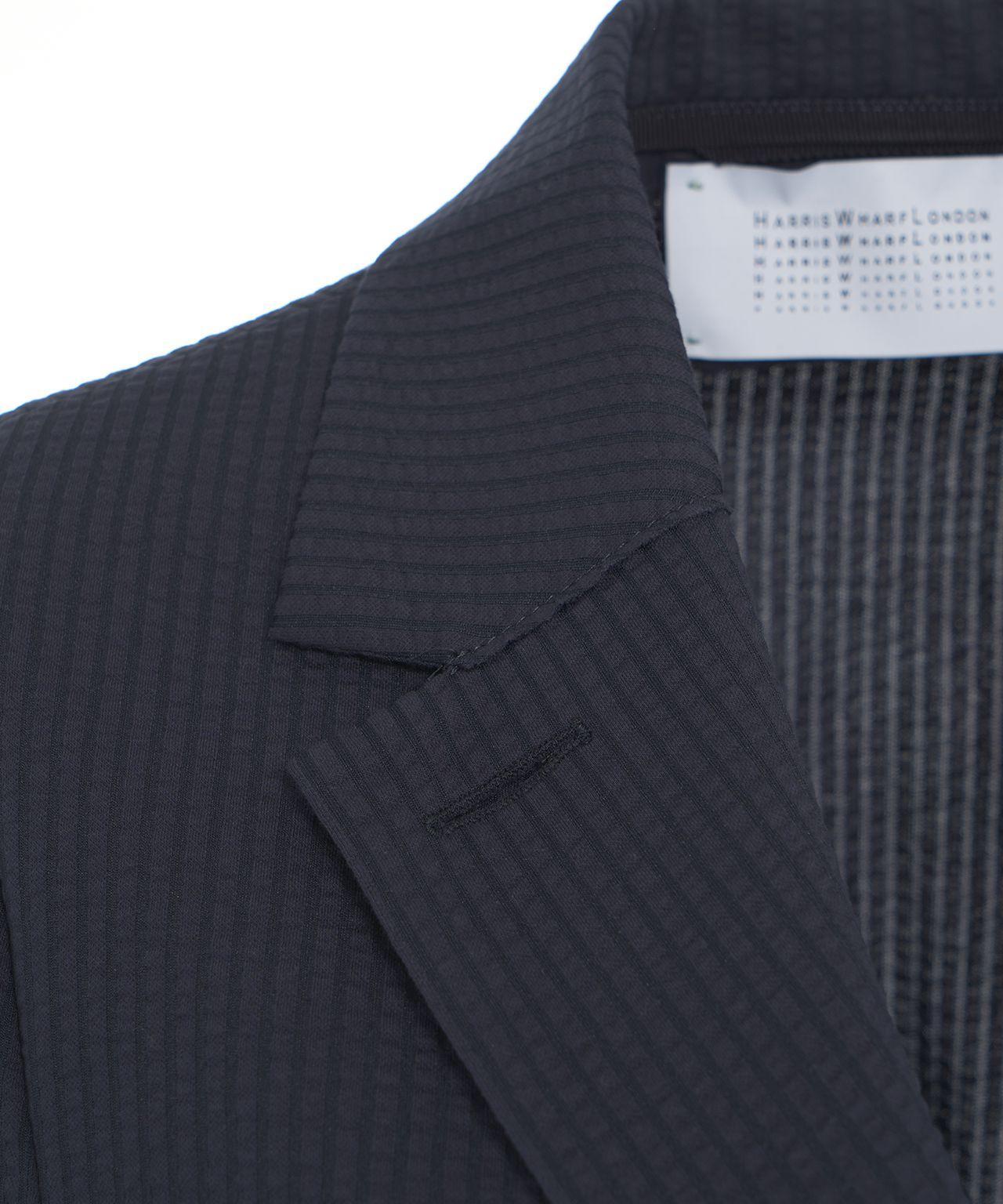 Single-breasted blazer with honeycomb structure Product Image
