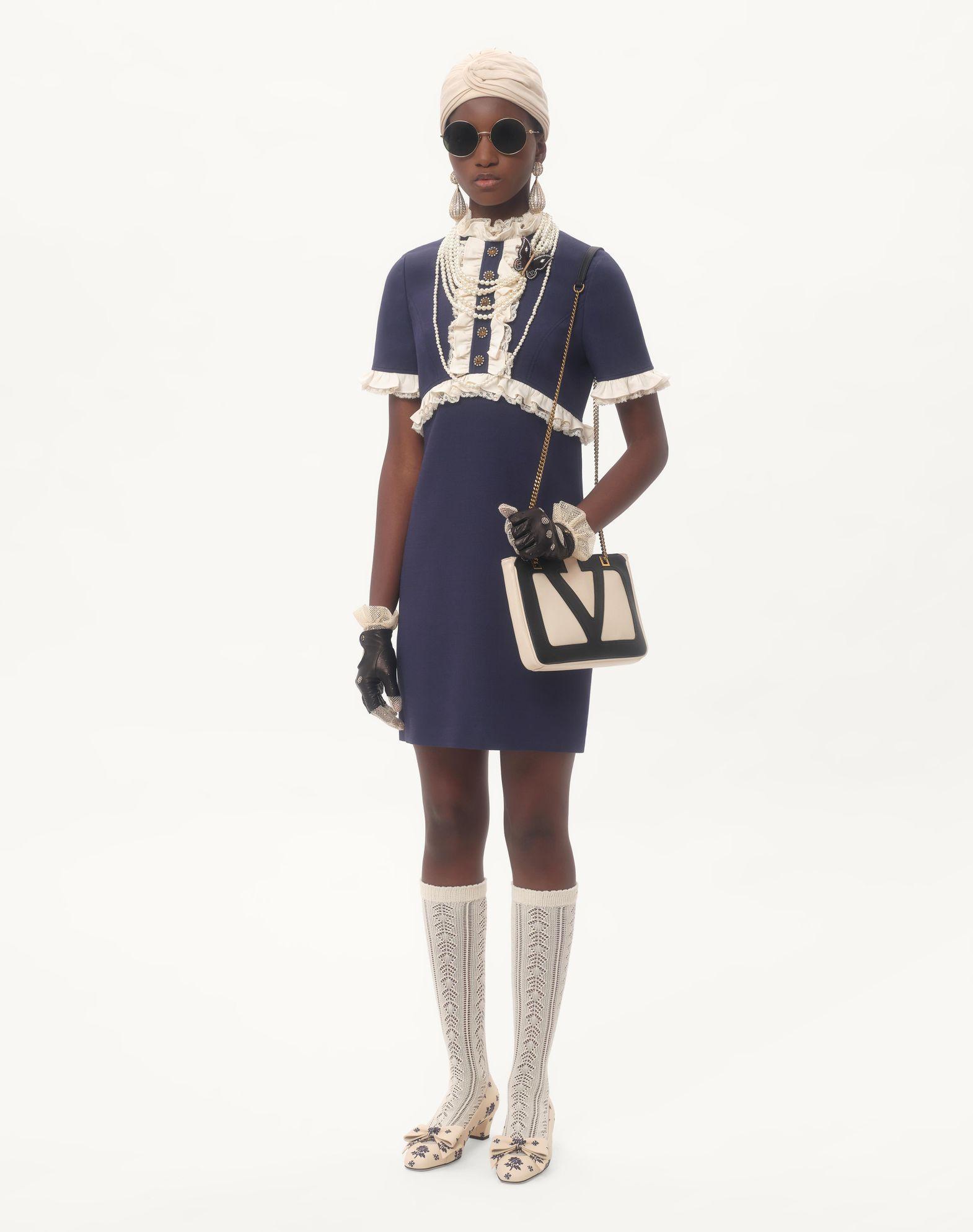 Crepe Couture Short Dress  Product Image