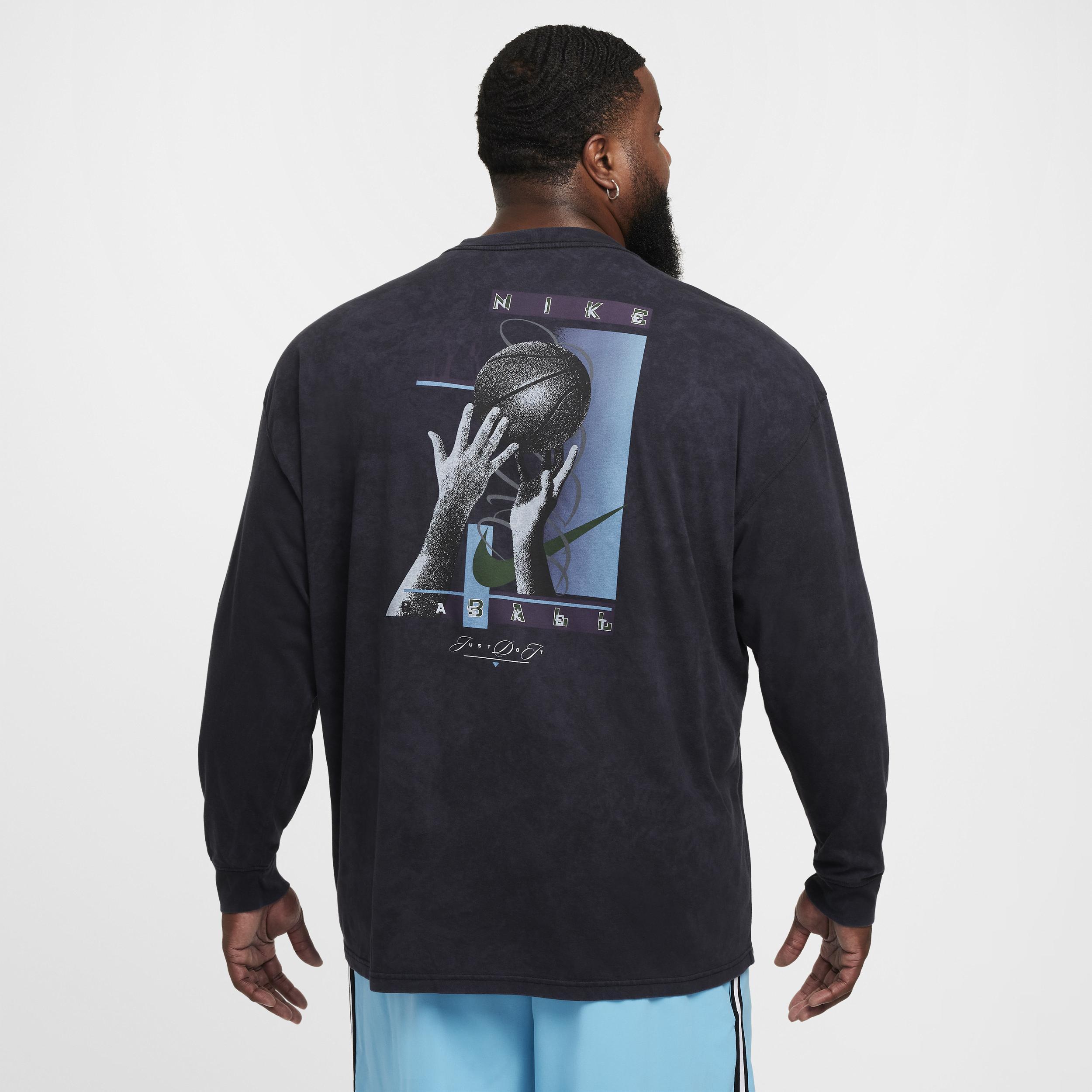 Nike Men's Max90 Long-Sleeve Basketball T-Shirt Product Image