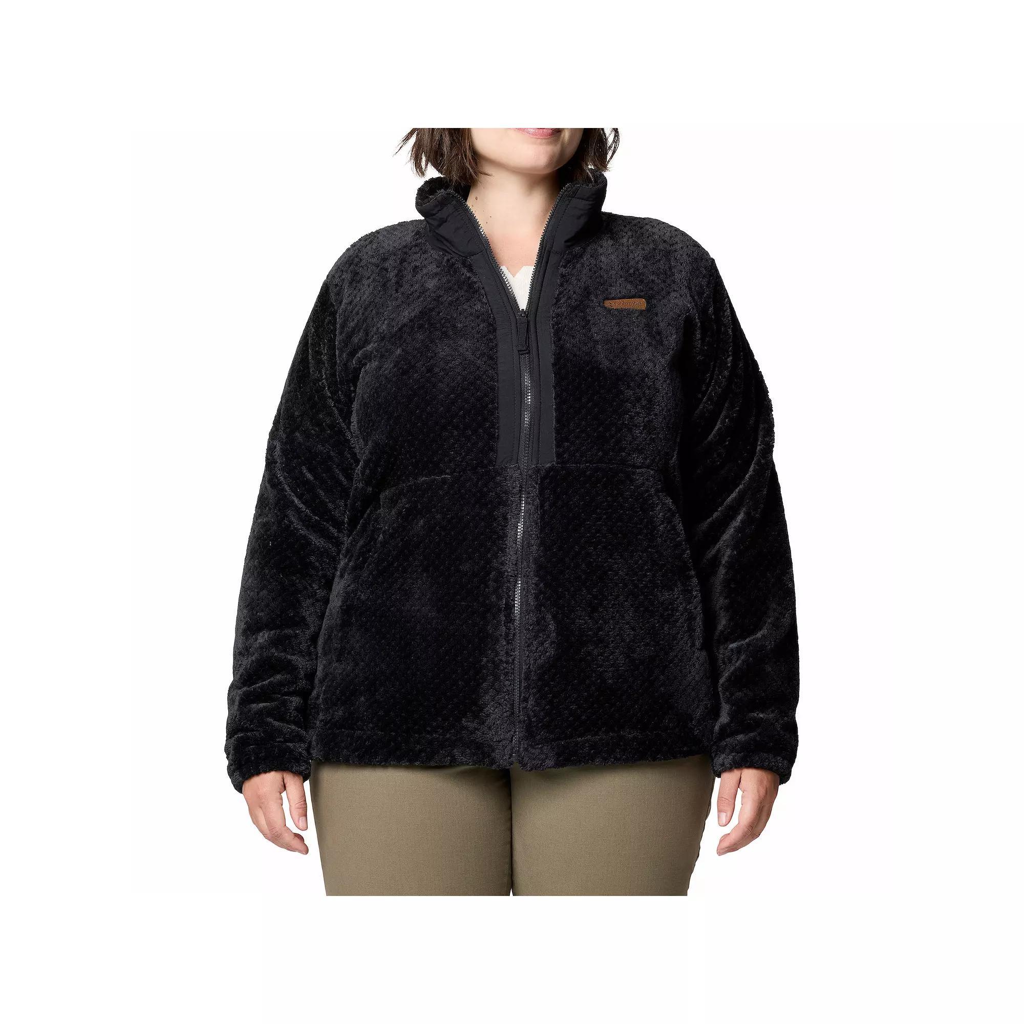 Plus Size Columbia Fire Side III Full Zip Fleece Jacket, Women's, Size: 2XL, Dark Grey Product Image