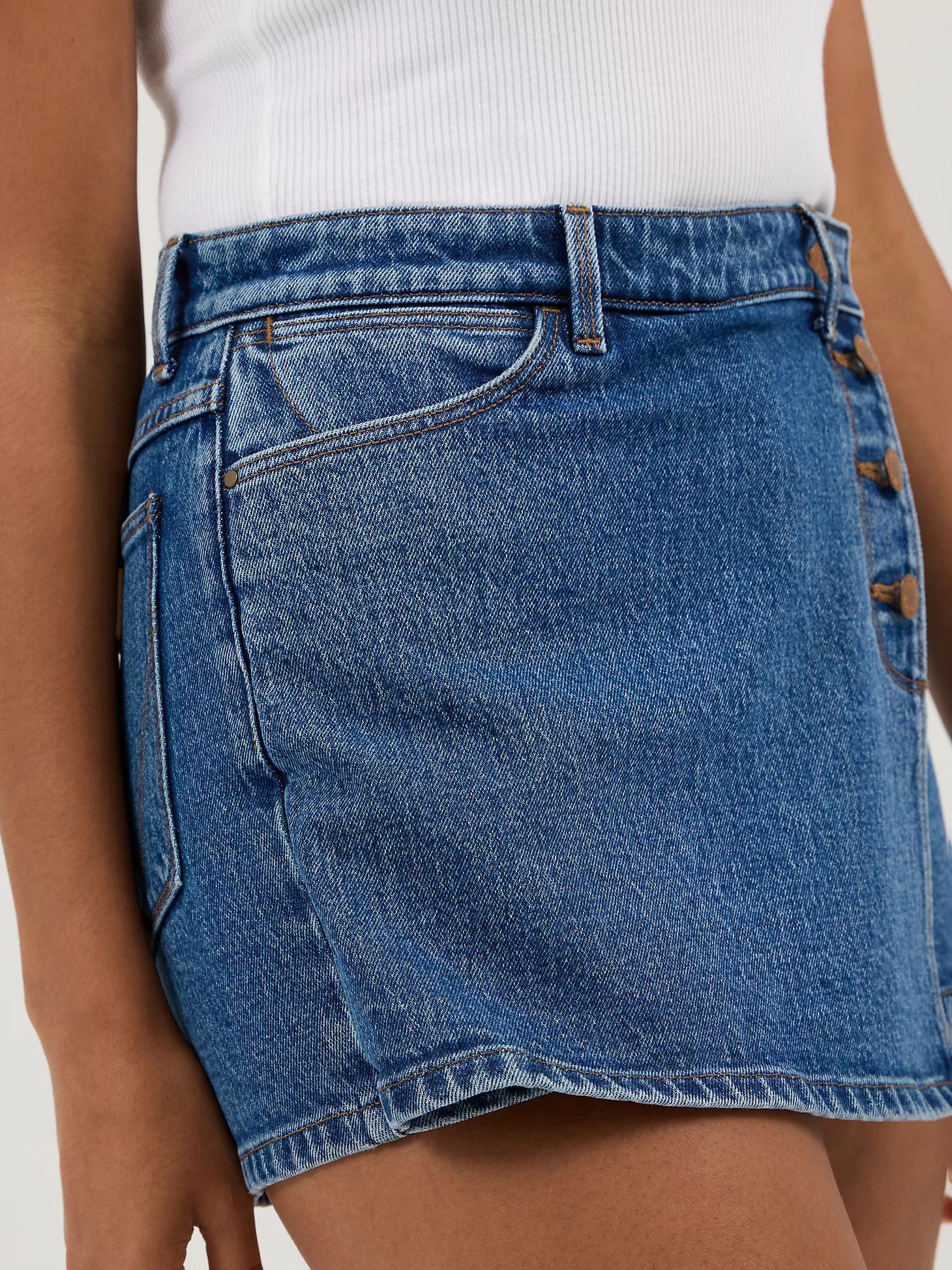 Women's Denim Skort | Women's SHORTS & SKIRTS | Wrangler® Product Image