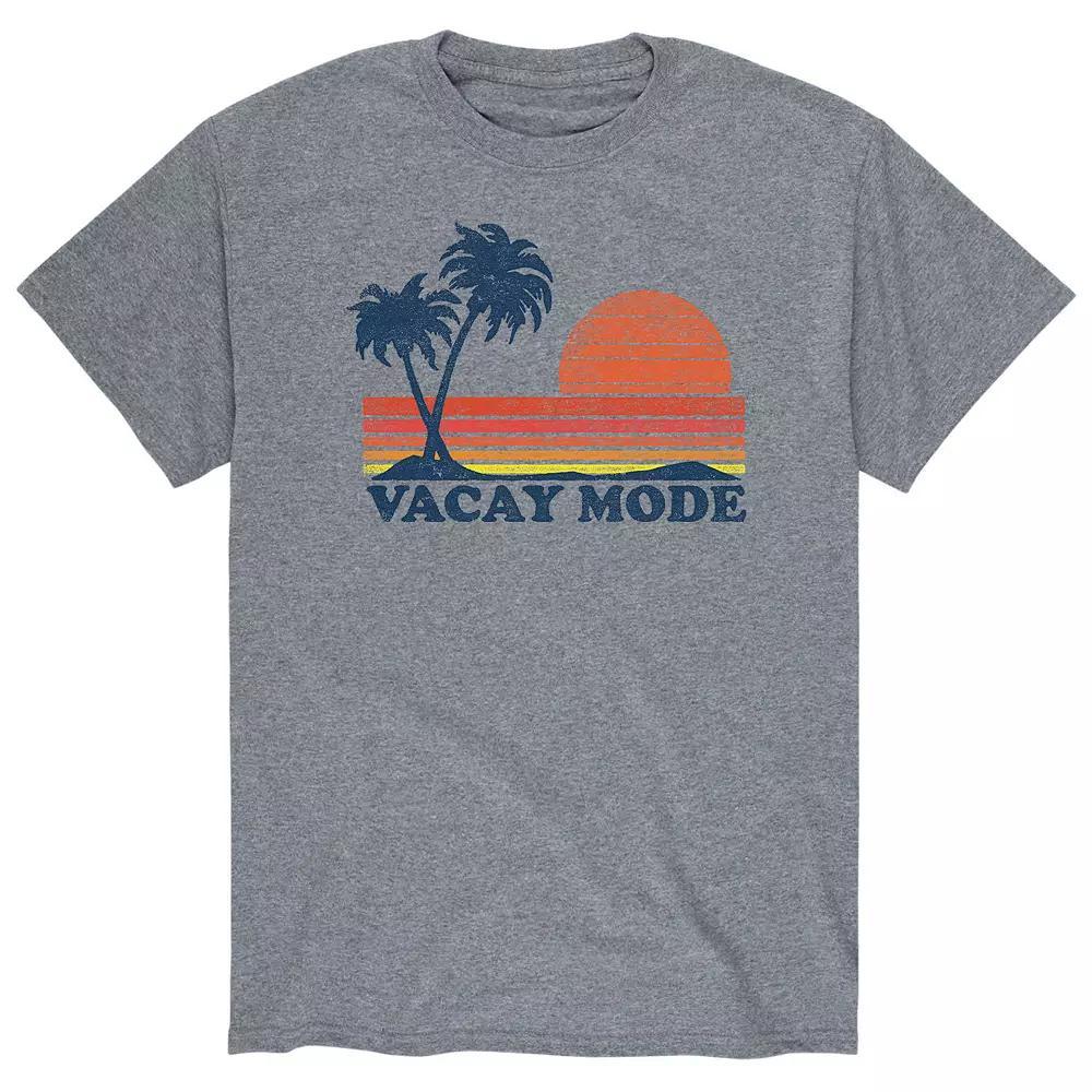 Men's Vacay Mode Tee, Size: Medium, Gray Product Image