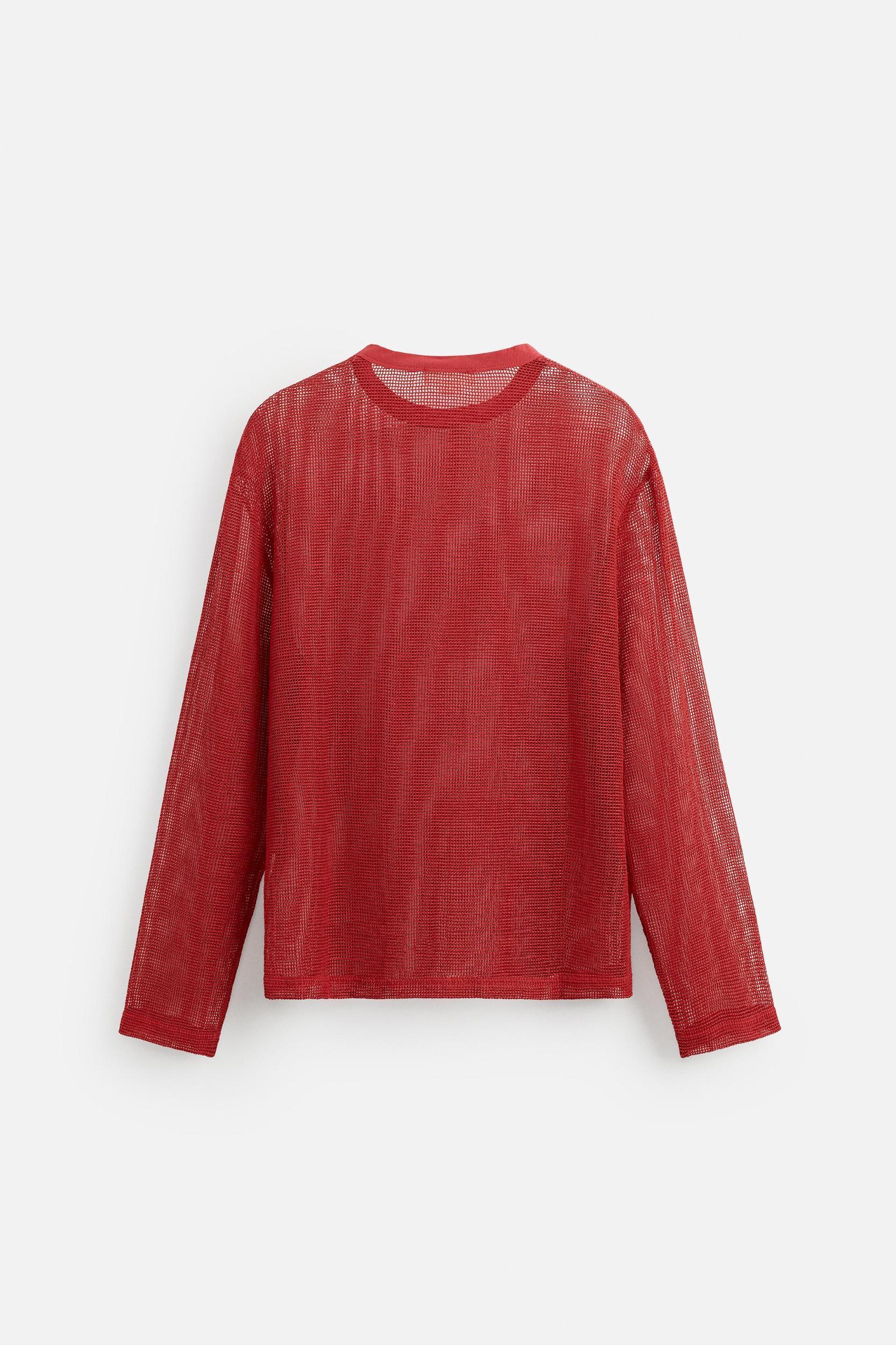 OPEN KNIT T-SHIRT Product Image