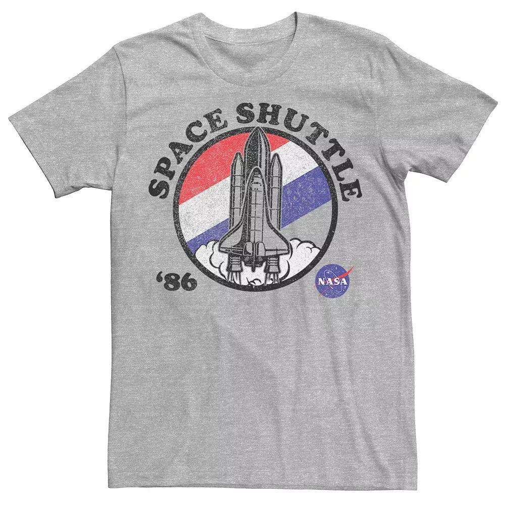 Men's NASA Space Camp Red, White & Blue Tee, Size: Small, Grey Heather Product Image