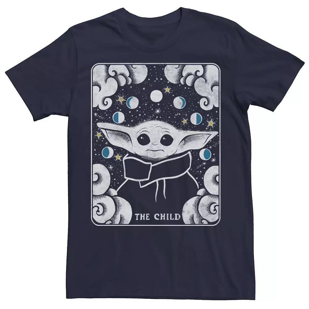 Men's Star Wars The Mandalorian The Child Card Tee, Size: Large, Grey Heather Product Image