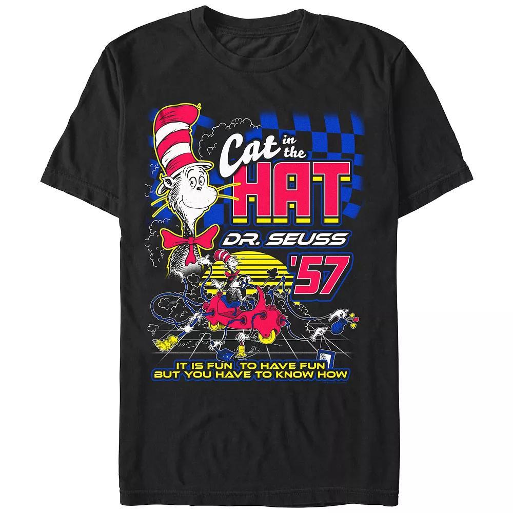 Men's Dr. Seuss The Cat In The Hat '57 Graphic Tee, Size: XXL, Black Product Image