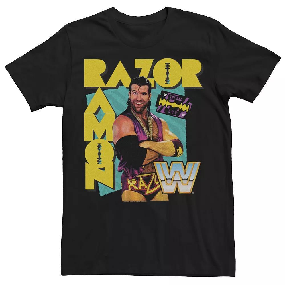 Men's WWE Ramon Razor Hype Poster Tee, Size: Medium, Black Product Image