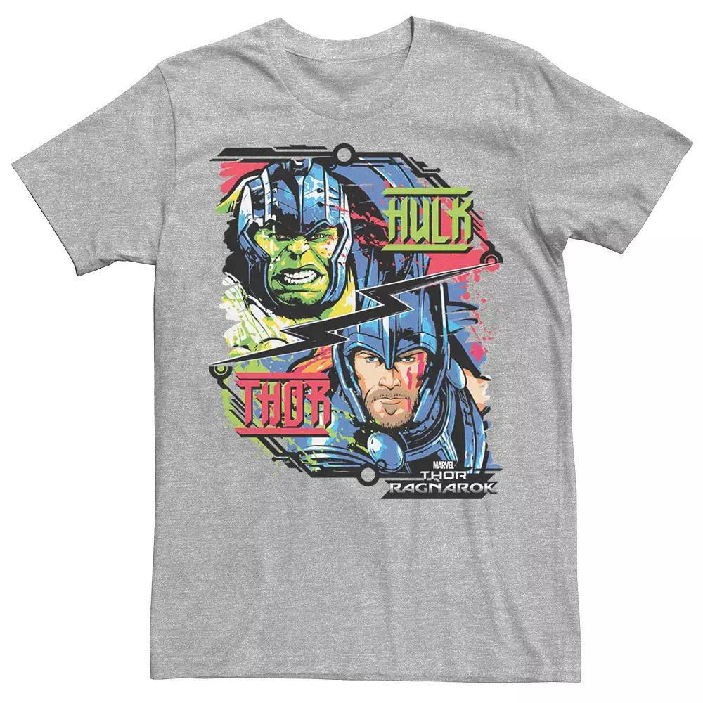 Men's Marvel Thor Ragnarok Hulk Champ vs God of Thunder Tee, Size: Small, Athlc Hthr Product Image