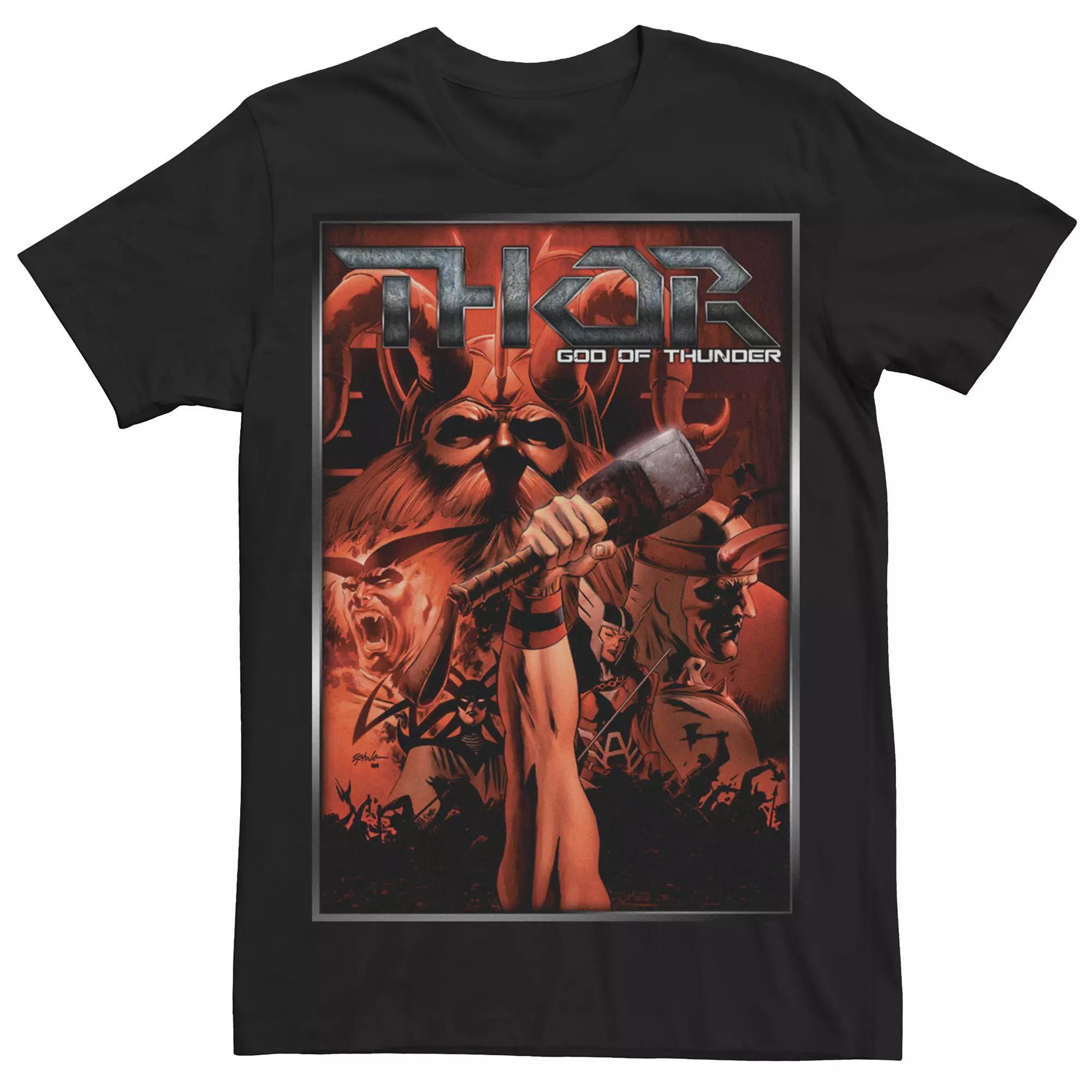 Men's Thor God of Thunder Tee, Size: Medium, Black Product Image
