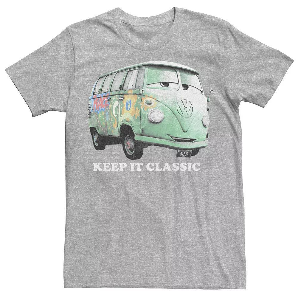 Disney / Pixar's Car Fillmore Men's Keep It Classic Tee, Size: XL, Athletic Grey Product Image