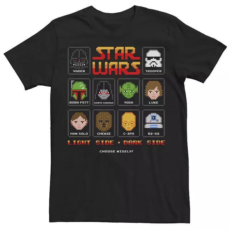 Men's Star Wars Video Game Character Selection Screen Tee, Size: 3XL, Black Product Image