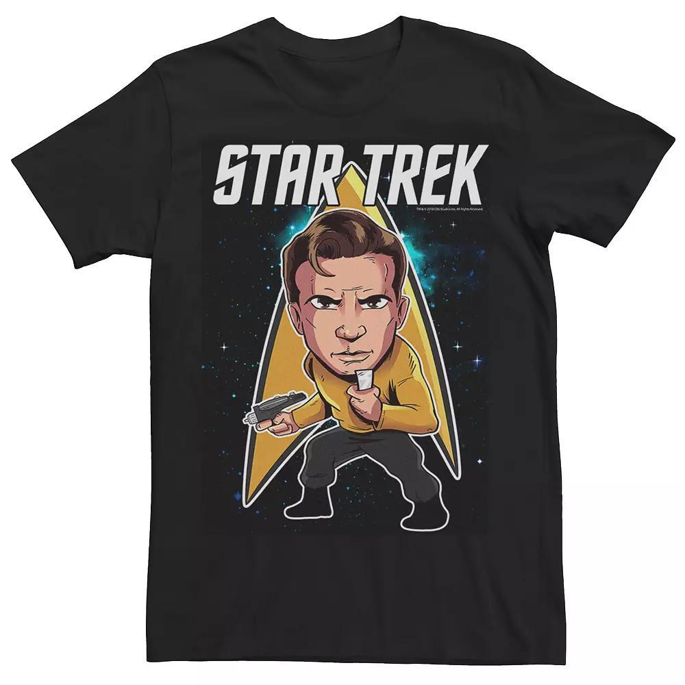Mens Star Trek Original Series Captain Kirk Chibi Tee Product Image